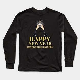 New Years Party Happy New Years champagne celebration Long Sleeve T-Shirt